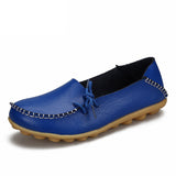 Niulatu Women Genuine Leathe Shoes Moccasins Mother Loafers Soft Slip On Leisure Flats Casual Female Driving Ballet Footwear DJSE
