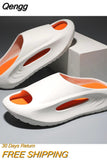Niulatu Men Casual Beach Slippers 2025 Summer New Luxury Soft EVA Hollow Unisex Sport Sandals Women Platform Slides Shoes Zapatos Hombre DJSE