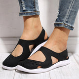 Niulatu Women Sandals Soft Flat Jelly Shoes Slip On Female Casual Girl Sandals Hollow Out Mesh Flats Beach Shoes New 531 DJSE