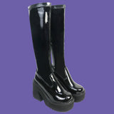 Niulatu Boots Shoes For Women Goth Gothic Fashion Mid Calf Ankle Women's Boots Female 2025 Winter Brand INS Free Shipping DJSE