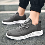 Niulatu Men Casual Shoes Breathable Outdoor Mesh Light Sneakers Male Fashion Casual Shoes 2025 New Comfortable Casual Footwear Men Shoes DJSE