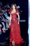 Niulatu Sheath Strapless Burgundy Floor-length Chiffon Long Evening Dress Prom Dresses SD2059