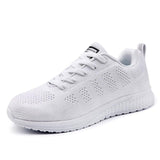 Niulatu Women Fashion Outdoor Women Casual Shoes Flat Women's Sneakers Trainers Lace-up Mesh Sneakers Walking Shoes Woman Mujer DJSE