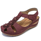 Niulatu Appliques Fashion Sandals Woman 2025 Summer Hook Loops Women Wedges Women's Platform Casual Female Beach Shoes Plus Size DJSE