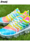 Niulatu Women Sneakers 2025 Fashion Rainbow Color Platform Casual Walking Shoes Comforable Outdoor Ladies Vulcanized Shoes DJSE