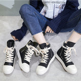Niulatu for Men and Women Couples Thick-soled Canvas Shoes for Fall/winter 2025 New Wild Student Casual Shoes Tide DJSE