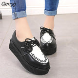 Niulatu Luxury Shoes Woman Spring Plus Size 41 Fashion Sneakers Ladies Platform 2025 Lace-up Flats Tennis Female Loafers DJSE