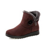 Niulatu Women 2025 Thick Plush Warm Snow Boots Women Zipper Comfortable Outdoor Ankle Boots Casual Cotton Shoes DJSE
