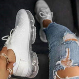 Niulatu Women Sneakers Summer Outdoor Sports Shoes Multicolor Leisure Comfortable Lace Up Plus Size Casual Shoes women slip on DJSE