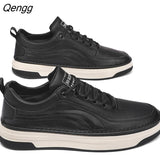 Niulatu Upper Mens Sneakers Shoes Sewing Lace Up Men Canvas Shoes Slip Resistant Rubber Sole Mens Casual Shoes DJSE