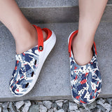 Niulatu womens sandals 2025 Summer Sandals Hollow Out Breathable Beach Slippers Flip Flops EVA Men and Women Couple's Porous Shoes DJSE
