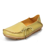 Niulatu Women Genuine Leathe Shoes Moccasins Mother Loafers Soft Slip On Leisure Flats Casual Female Driving Ballet Footwear DJSE