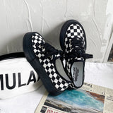 Niulatu Sale Checkered Women Espadrilles Summer Shoes 2025 Fashion Casual Streetwear Cool Girls Canvas Sneakers Zapatillas Mujer DJSE