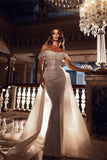 Niulatu the Shoulder Sequins Mermaid Long Prom HZ1007
