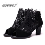 Niulatu Peep Toe sandals sexy heels single shoes women shoes in Europe and America 2025 spring and summer gauze mujer DJSE