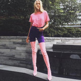 Niulatu Over The Knee Boots For Women Winter Fashion Suede High Heels Pointed Toe Elastic Long Boots Lady Dress Party Shoes DJSE