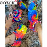 Niulatu Hot Popular Serpentine Small Hole Women Sandals Cute Slippers Platform Thick Bottom Back Strap Summer Ladies Casual Shoes DJSE