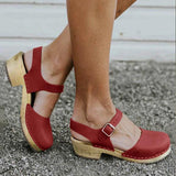 Niulatu Women Wedge Sandals Female Platform Boots Mid Heel Sandal Back Strap Casual Shoes Ladies Sandals Womens Shoes Plus Size DJSE