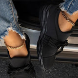 Niulatu for Women Platform Flat Women's Sports Shoes Female Casual Breathable Vulcanized Woman Lace Up Footwear Big Size DJSE