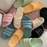Niulatu Cute Sofa Slides Slippers Women Thick Sole Soft Indoor Slippers Anti-slip Women Sandals Summer Platform Bathroom Shoes DJSE