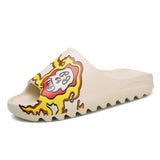 Niulatu Luxury Brand Slides Men Shoes Slippers Indoor House Slippers Graffiti Casual Beach Slipper Eva Quality Cartoon Shoes DJSE