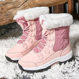 Niulatu Women Classic Snow Boots Winter Warm Shoes Handmade Platform Shoes Womens Boots Ankle Botas De Mujer Size 42 Booties DJSE