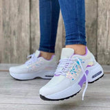 Niulatu Platform Sneakers 2025 New Fashion Plus Size Casual Sports Shoes Women Lace-up Mesh Breathable Women's Vulcanized Shoes DJSE