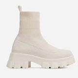 Niulatu Women Shoes Spring Autumn Sneakers Women White Shoes Heels Sneakers Platform Shoes Causal Breathable Vulcanized Shoes Female DJSE