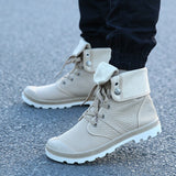 Niulatu spring new men's shoes high-top casual canvas shoes men's sports shoes trendy shoes shoes for men DJSE