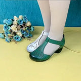 Niulatu Women Shoes Summer Chunky Sandals Heels Shoes 2025 New Designer Party Pumps Trend Brand Mother Ladies Shoes Soft Zapatos DJSE