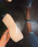 Niulatu Size Women Shoes 2025 New Sexy Transparent High-heeled Female Summer Sandals Colorful Sole Sandalias Mujer DJSE