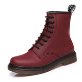 Niulatu Boots Women Genuine Leather Shoes For Winter Boots Shoes Woman Casual Autumn Genuine Leather Botas Mujer Female Ankle Boots DJSE