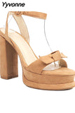 Niulatu Chunky Heels Sandals 2025 Brand New Spring Summer Fashion Ankle Strap comfy Walking Office Lady Woman Shoes DJSE