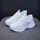 Niulatu for Women with Free Shipping 2025 Designer Platform Casual Sports Running Vulcanized White Shoes Female Chunky Sneaker DJSE