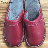 Niulatu men slippers luxury autumn winter flat shoes non-slip casual home rubber slippers male dad corcise leather shoes DJSE