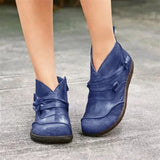 Niulatu Women's Boots Snow Boots PU Ankle Spring Mid-heel Women's Shoes Women's Short Boots Fashion Trend Retro Women's Shoes Trend DJSE
