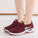 Niulatu Women's New Platform Sneakers Black Breathable Mesh Fashion Casual Women's Shoes Zapatillas Mujer Womens Shoes DJSE