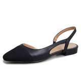 Niulatu Low Heels Real Leather Slingbacks Shoes Women Square Toe Pumps Thick Heel Shoes Brand Design Lady Footwear 2025 Size 40 DJSE