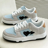 Niulatu Women Sports Shoes Vulcanized Sneakers Women's Flat Shoes Fashion Casuals Sneakers Walking Shoes Couple Outdoor Footwear DJSE