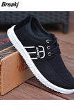Niulatu Men's Canvas Shoes Lightweight Sports Shoes Casual Mesh Breathable Vulcanized Shoes Classic Fashion Lace Up Work Shoes 2025 DJSE
