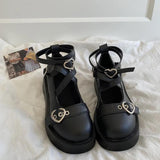 Niulatu Lolita Shoes JK Uniform Platform Shoes Japanese School Uniform High Heels Cute Mary Jane College Girls Shoes 2025 Women Shoe DJSE
