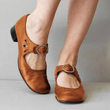 Niulatu New INS Retro Casual T-strap Flats Daily Elegant Solid Leisure Flats Women 2025 Casual Low Heels Shoes Woman DJSE