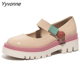 Niulatu Women Flats 2025 Genuine Leather Sneakers Round Toe Slip On Chunky Loafers Flats Platform Brogues Ladies Summer Gladiator Shoes DJSE