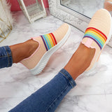 Niulatu Autumn Sock Knitted Women Sneakers Air Mesh Soft Female Vulcanized Shoes Casual Slip on Ladies Flat Candy Color Shoes New DJSE