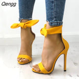 Niulatu Designer Pointed End High Heel Sandals Ankle Gladiator Sandal Shoes SSummer Party Ingle Strap Thin Heel Pumps Outdoor DJSE