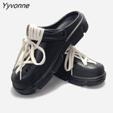 Niulatu punk metal rivets Sandals Women Slippers Platform Sandals Outdoor Clogs Thick Street Beach Slippers Flip Flops Garden Shoes DJSE