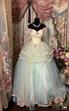 Niulatu Elegant Ball Gown Off the Shoulder Tulle Prom Dress 22th Birthday Dress HZ0113