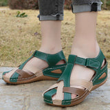 Niulatu 2025 Summer Women Sandals Shoes Fashion Women Walking Sandals Open Toe Shoes For Women Soft Plus Size Footwear DJSE