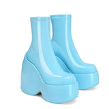 Niulatu Platform Chunky Block High Heels Women Boots Party Designer Casual Ladies Shoes Shoes for Women Platform Boots 2025 DJSE