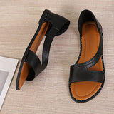 Niulatu Comfortable Slip-on Ladies Sandals New Rivet Casual Beach Shoes Women Flat Lightweight Open Toe Breathable Black Sandals DJSE